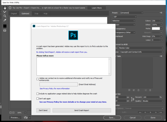 Solved: photoshop cc 2019 v20 crash report - How to fix it ...