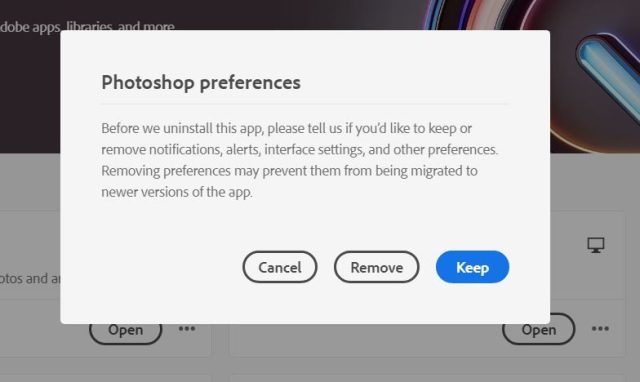 Solved: why creative cloud app asks me to uninstall photos ...