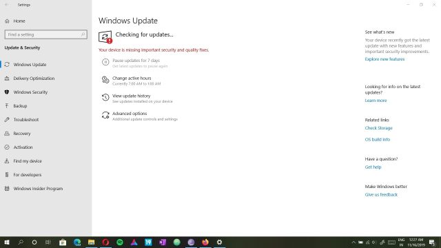 Windows Update: Stuck on Checking for Updates - Microsoft Q&A