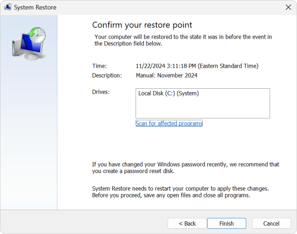 System Restore - Microsoft Support