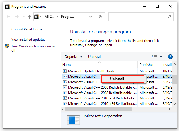 Can I Uninstall Microsoft Visual C++? Get the Answer Now - MiniTool