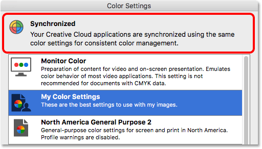 Sync Photoshop's Color Settings With All Creative Cloud Apps